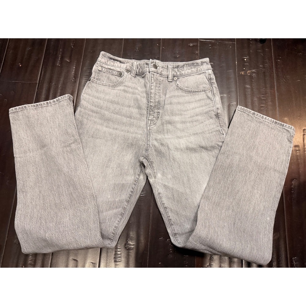 #138 MADEWELL 90s Straight Jeans sz. 27 Grey High Rise w: 28" r:12" I: 30" - Picture 5 of 11